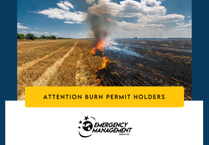 Notice to Burn Permit Holders - News Image